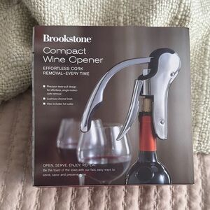 Brookstone Silver Wine Opener